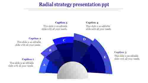 strategy presentation ppt-Radial strategy presentation ppt-Blue